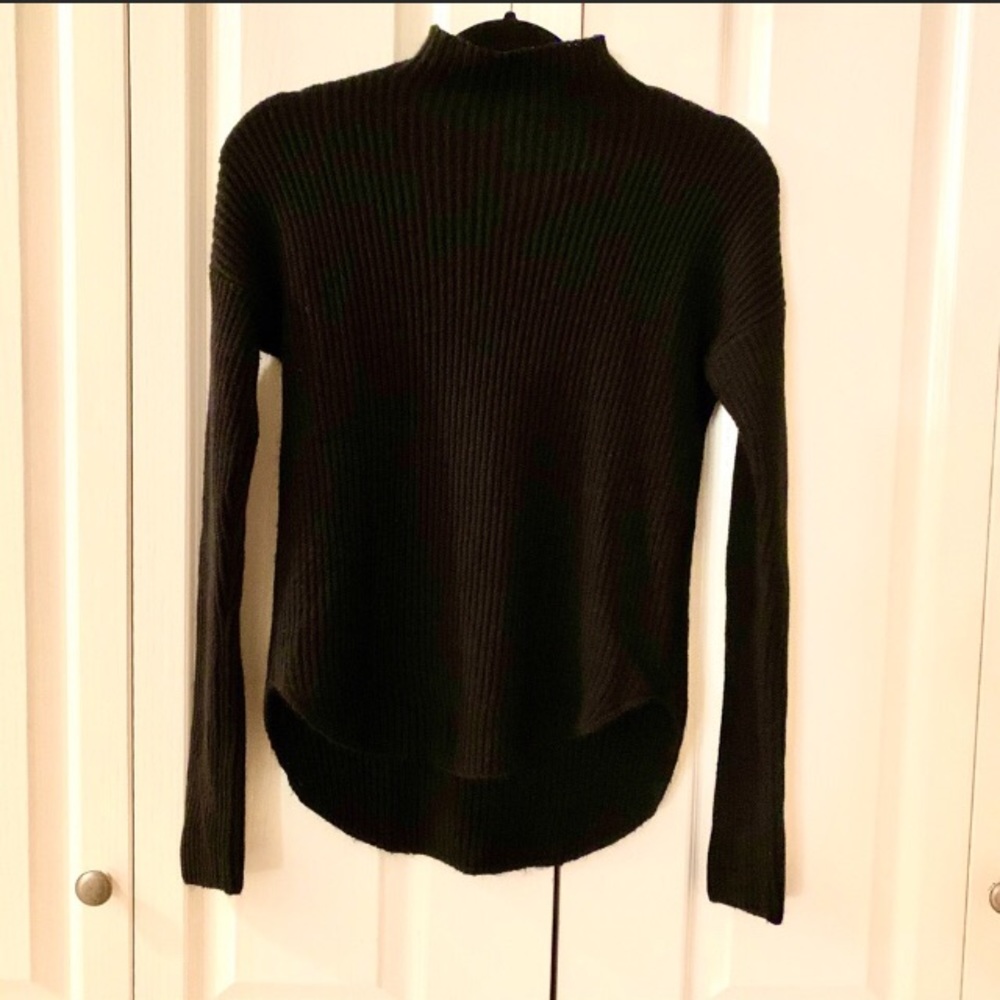 Express Black Turtleneck Mock Neck Sweater